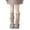 Khaki, variant on LIZENG Children's and Girls' Socks Set Autumn/Winter Bow Stacked Socks Long Tube Full Body Bow Ballet Style Knitted Leg Set
