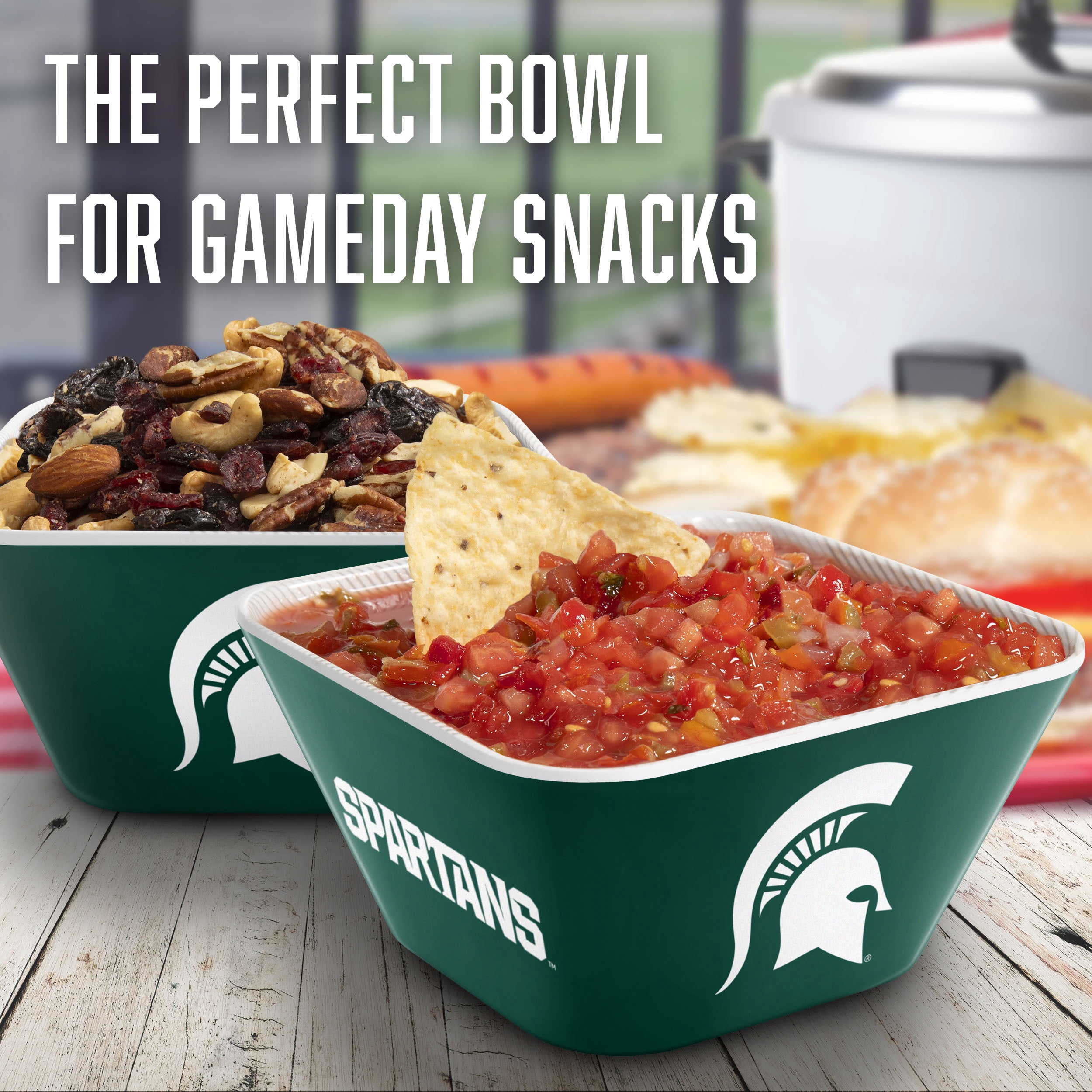 YouTheFan NCAA Michigan State Spartans Small Snack Bowl