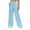 Light Blue, variant on Patlollav Womens Casual Loose Drawstring Elastic High Waisted Harem Pants Comfy Trousers with Pockets