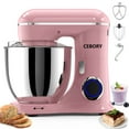 thumbnail image 1 of CEBORY 3-IN-1 Stand Mixer, 6.5 QT Tilt-Head 10-Speed Food Mixer, Kitchen Electric Mixer with Dough Hook, Beater, Whisk, Bowl for Most Home Cooks, 1 of 6
