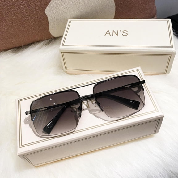 Men Women Big Sunglasses Men Square Shades Brand Designer Unisex Sun Glasses Black Lense Male Female Sunglasses UV400