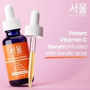 SeoulCeuticals Korean Skin Care 20% Vitamin C Hyaluronic Acid Serum + CE Ferulic Acid - Potent Anti Aging, Anti Wrinkle Korean Beauty Skincare 1oz