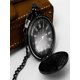 thumbnail image 2 of Reloj de Bolsillo Negro Liso Elegante Analogo con cadena Genérico Reloj de bolsillo liso, 2 of 3