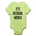 thumbnail image 1 of CafePress - It's Accrual World - Baby Light Bodysuit, 1 of 1