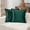 DarkGreen, variant on Decorative Throw Pillow Covers 18x18 Set of 2 Couch Soft Velvet Designs with Scallop Edging for Bed Indoors Mix and Match for Home Decor,Pink
