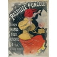 thumbnail image 2 of Jules Chéret 14x18 Black Ornate Wood Framed Double Matted Museum Art Print Titled - Pontilles Poncelet (1896), 2 of 5