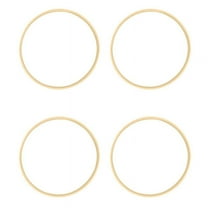 4X Dream Bamboo Rings,Wooden Circle Round Catcher DIY Hoop 15cm