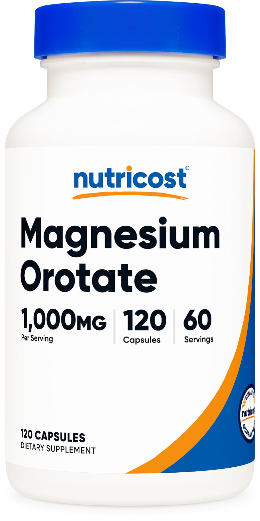 Nutricost Magnesium Orotate Supplement 1000mg Per Serving, 60 Servings, Supplement