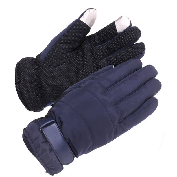 WEUVEB Guantes Unisex Para Con Táctil De Dos Dedos Material Conductor Y Palma Antideslizante