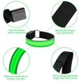 thumbnail image 3 of Pulsera LED reflectante, pulsera LED ajustable impermeable, pulsera de seguridad de alta visibilidad, adecuada para deportes al aire libre, ciclismo, caminar, 3 of 7