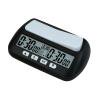 Reloj de ajedrez deportivo I-GO Competición Juego de mesa Cuenta atrás Temporizador (Negro) Likrtyny Para estrenar
