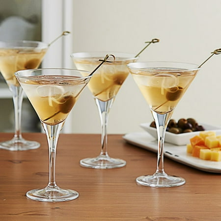 Personalized Martini Glass, Set of 4