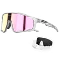 thumbnail image 1 of Gafas de ciclismo KAPVOE polarizadas UV400 para hombres y mujeres color rosa, 1 of 6