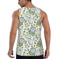 thumbnail image 3 of Easygdp Vintage Utensils Men's Tank Top, Sleeveless Muscle T Shirts, Breathable, Quick-Dry, Loose for Gym, Running, Fitness - XX-Large, 3 of 9