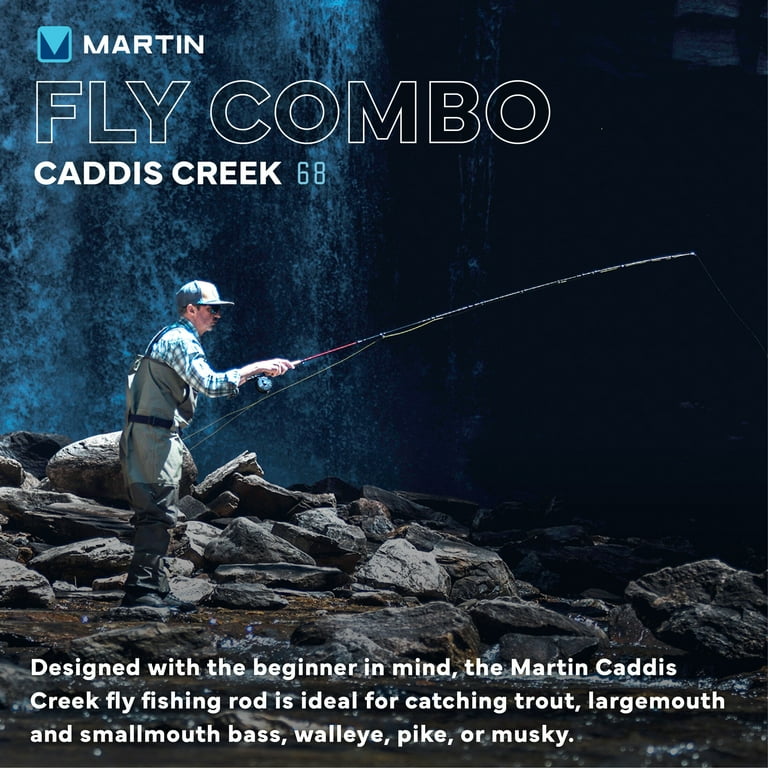 Martin Caddis Creek Fly Reel and Fishing Rod Combo, 7/8-Weight 9
