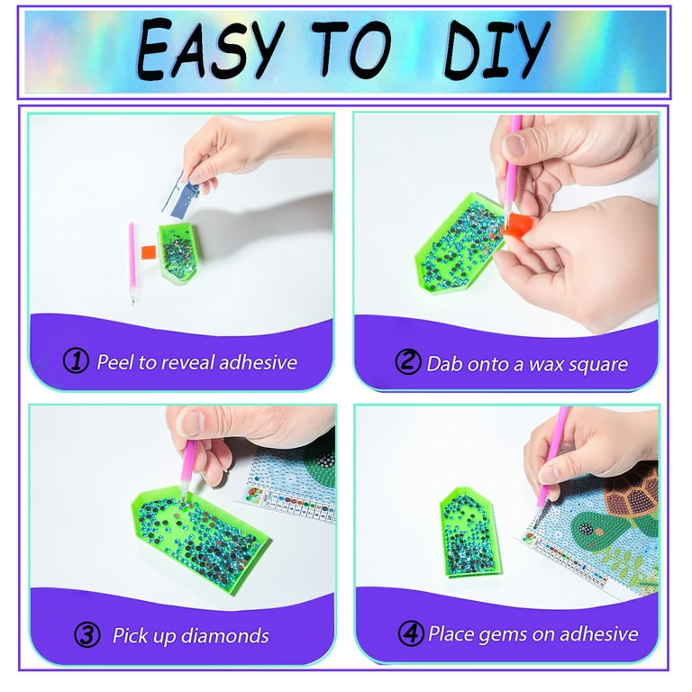 Christmas 5D Diamond Art Kits for Adults Beginners,DIY Winter