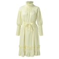 thumbnail image 4 of Robe Japonaise Élégante pour Femmes à Manches Longues, Robe de Cour Anime, Jupe Fluide, Tenue de Fête Formelle, 4 of 5
