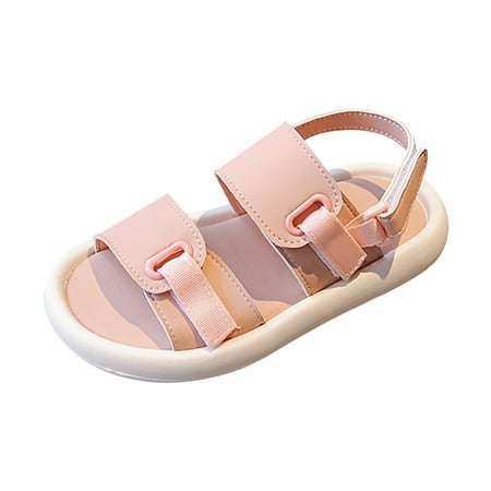 

Quealent Little Kid Girls Sandal Slides for Girls Girls Sandals Summer Children S Soft Sole Shoes Fashion Girls Beach Shoes Girls Hiking Sandals Red 13.5