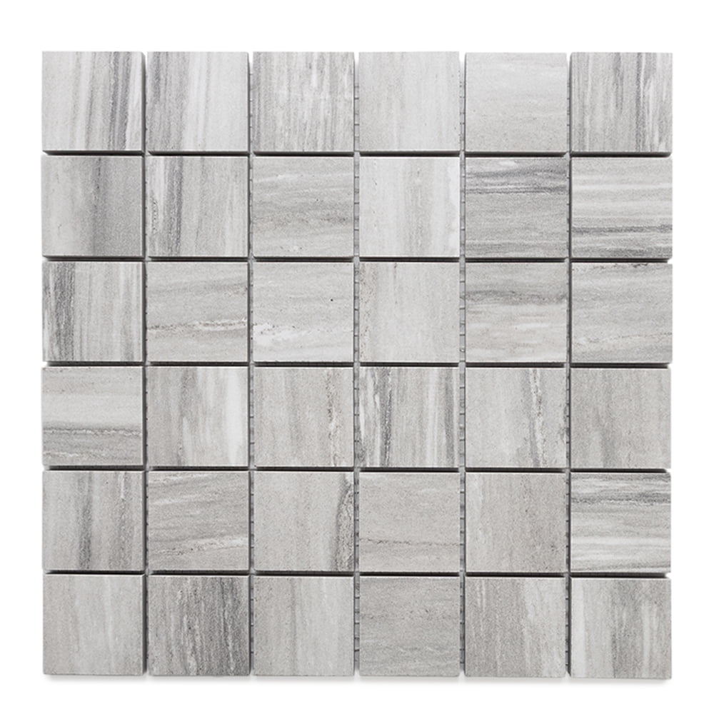 The Tile Life Penthouse 4" x 4" Pearl Attraction Matte Porcelain Mosaic Tile Sample 1 Piece