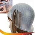 thumbnail image 4 of Yesbay Silicon Reusable Hair Colouring Highlighting Cap Frosting Tipping White, 4 of 7