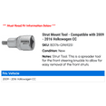 thumbnail image 2 of Strut Mount Tool - Compatible with 2009 - 2016 Volkswagen CC 2010 2011 2012 2013 2014 2015, 2 of 2