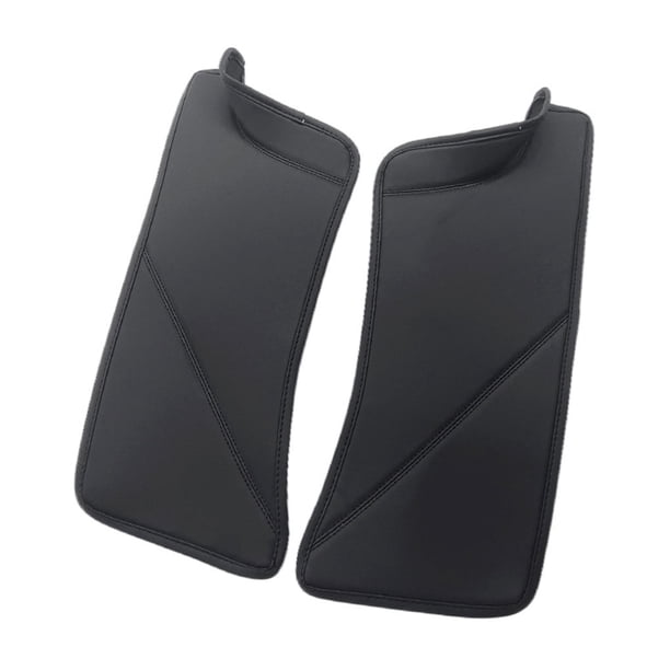 Sidaley 2 almohadillas antisuciedad para alféizar, alfombrilla antigolpes, decoración de superficie lisa, protección, accesorios interiores, Automoción decorativa y accesorios Negro