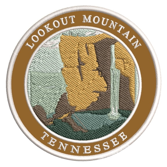 Lookout Mountain, Tennessee Embroidered Patch Iron/Sew-On Applique Souvenir