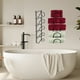 thumbnail image 4 of Juego de 5 Toalleros de Hierro Forjado | Organizador de Baño de Pared | Toallero Metálico con Acabado Curvo para Toallas de Baño y Botellas de Vino | 18 X 55 Cm, 4 of 6