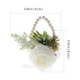 thumbnail image 3 of Corsage Wristlet Delicate Wrist Flower Bracelet Wedding Cordage Bracelet, 3 of 7