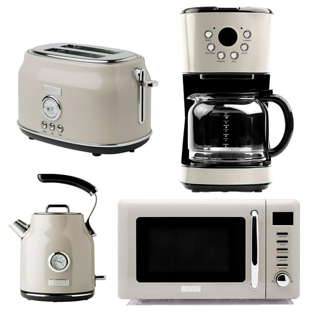 Haden Dorset Toaster & Kettle, Coffee Maker, & Cotswold Microwave