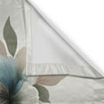 thumbnail image 3 of Ambesonne Monstera Kitchen Curtains, Minimalistic Floral Print, 55"x36", Blue Grey and Blush, 3 of 3