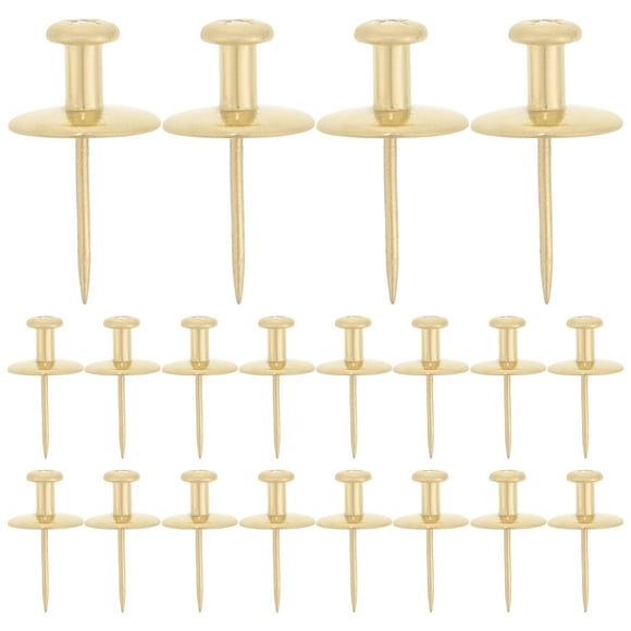 Map Tacks Golden 20Pcs 0.83X0.59X0.59in