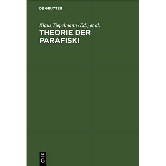 Theorie der Parafiski, (Hardcover)