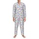thumbnail image 3 of Fotbe Butterflies on Polka Dots Pijama de Hombre con Estampado de Manga Larga, Conjunto de 2 Piezas, Ropa de Dormir Suave y Cómoda con Bolsillos-X-Large, 3 of 7