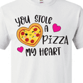 thumbnail image 4 of Inktastic Valentine's Day You Stole a Pizza of My Heart T-Shirt, 4 of 5