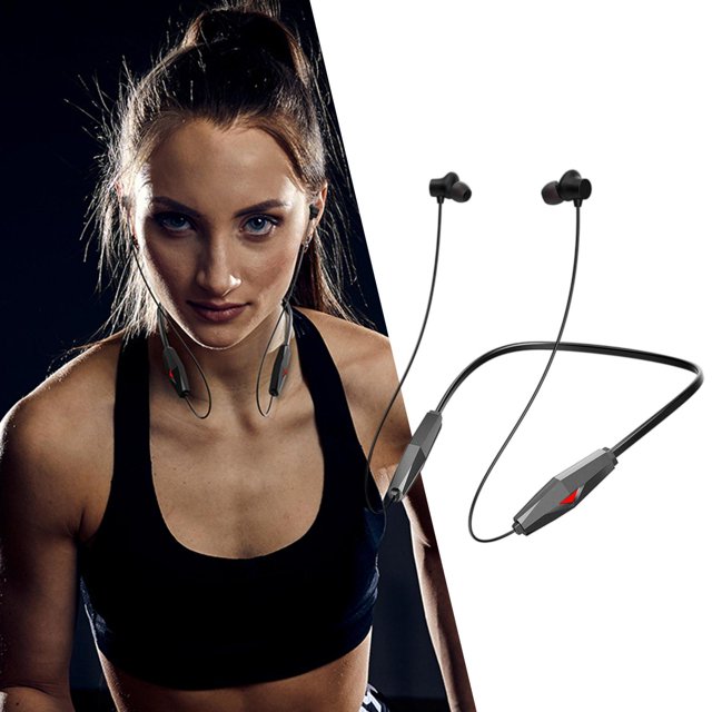 Auricures inalámbricos shamjiam 5.2 Reproductor de Auricures estéreo doble oreja gris