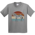 thumbnail image 3 of Inktastic Zebra Safari Animal Sunset Youth T-Shirt, 3 of 5