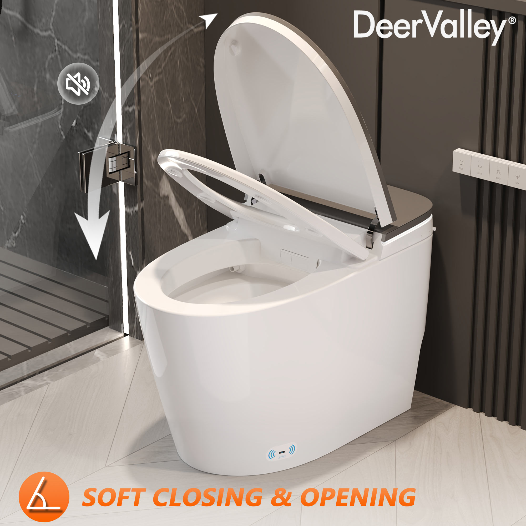 White - Wiha Screwdriver Hex in Toilet Elongated IR Bidet Tankless