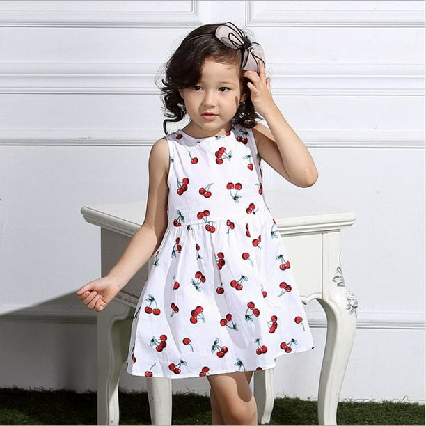 Vestidos sin mangas con estampado de flores para ninas de 1 a 7 anos ropa para ninos vestido de princesa de verano vestido de desfile de baile de fiesta para ninos atuendo