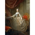 thumbnail image 2 of Laurent Pécheux 11x14 Gold Ornate Wood Frame and Double Matted Museum Art Print Titled - Maria Luisa of Parma (1751-1819), Later Queen of Spain (1765), 2 of 4