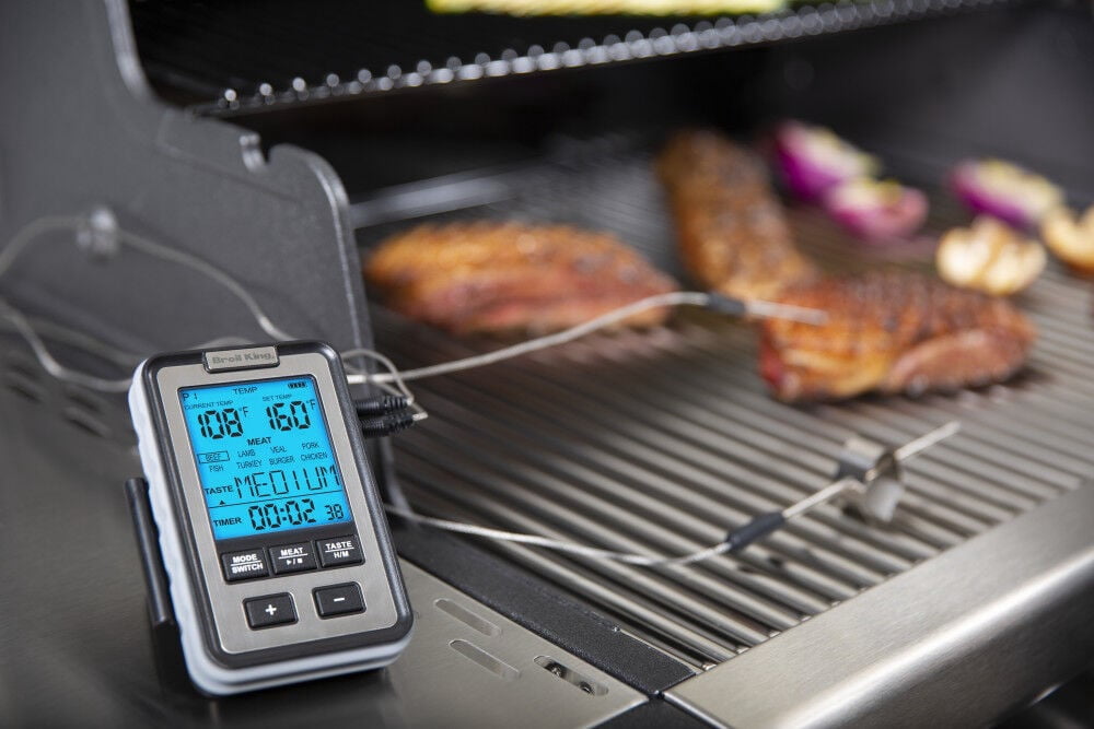 Broil King Digital Side Shelf Dual Probe Thermometer 61935