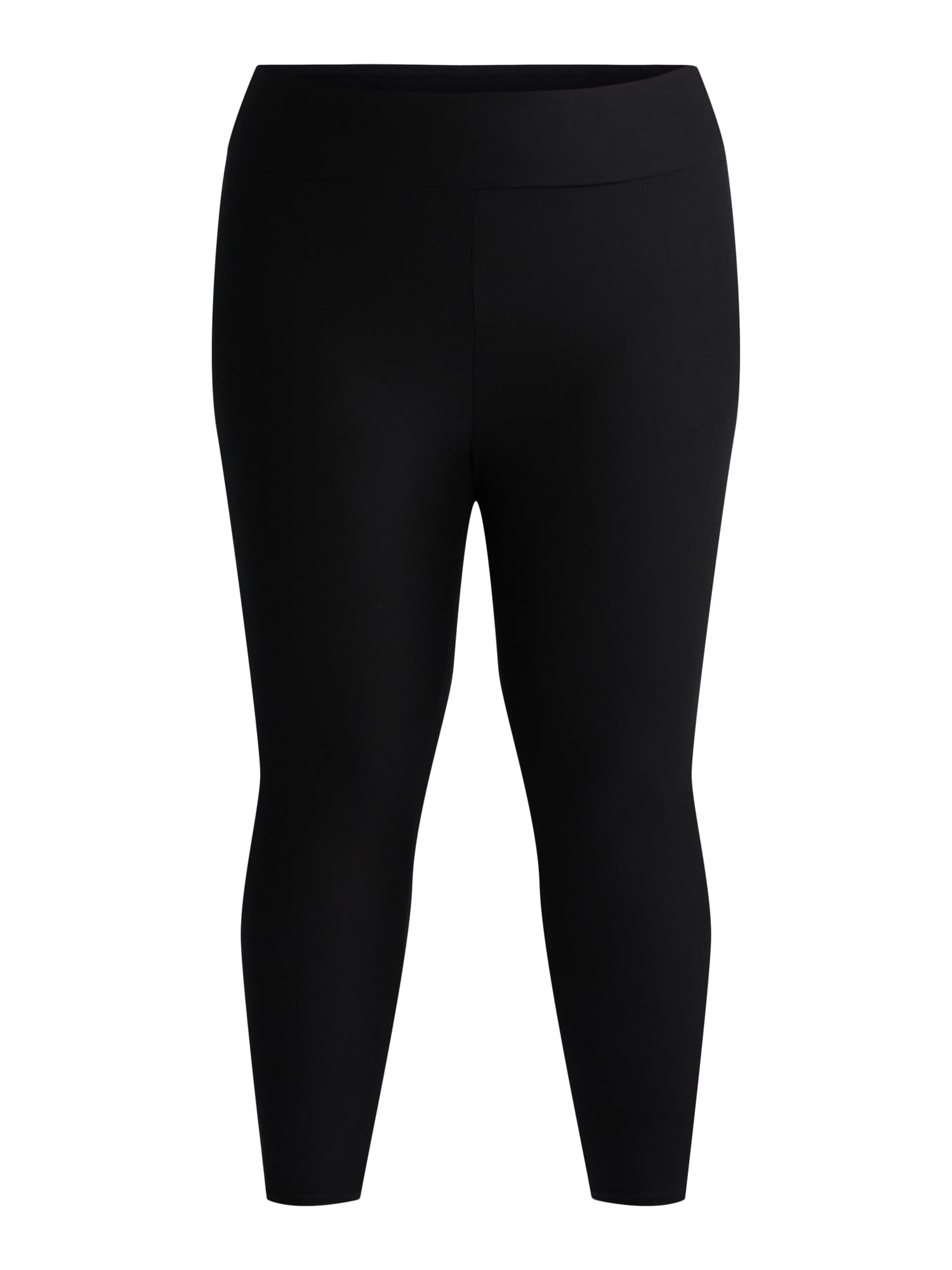 Terra & Sky's Women's Plus Capri Leggings, 2-Pack