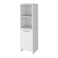 thumbnail image 5 of Xukmct Pantry Cabinet with 4 Shelves, Single Door Storage Cabinet for Living Room, Bathroom, White, 5 of 8