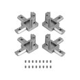 thumbnail image 3 of 4Pc 2020 Series 3 Way End Corner Bracket Connector for European Standard 6mm T Slot 20 x 20mm Alumin, 3 of 5