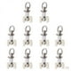 thumbnail image 1 of Juego de 60 deslizadores de riel para cortina con ruedas gemelas, rodillos deslizantes de riel rodante silenciosos; 60pcs, 1 of 7