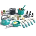 thumbnail image 3 of Kids Kitchen Toy Accessories Toddler Pretend Cooking Playset with Play Pots Pans Utensils Cookware Toys Play Food for Children, 3 of 7