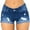 Light Blue, variant on AJGRHE Women Ripped Jean Shorts Stretchy Distressed Denim Shorts with Pockets Women's Ripped High Waisted Denim Shorts Stretchy Jean Light Blue XXXL