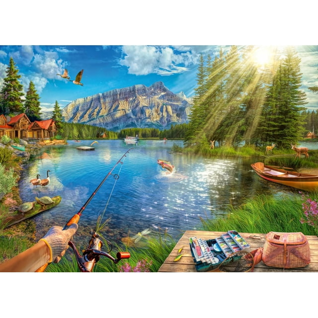 Puzzle Ravensburger: La vida en el lago (1000 piezas)