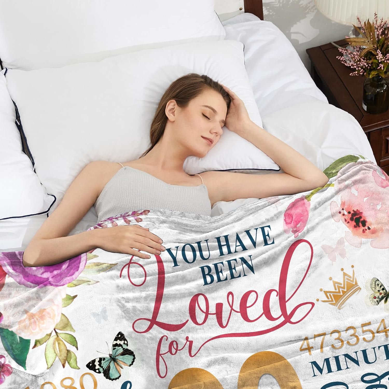 90th Birthday Gifts Women Blanket Happy 90th Birthday Gift Ideas, 90th Birthday Decorations, Gifts for Women Turning 90, Gifts for 90-Year-Old, Best Birthday Present 1934 Throw Blanket