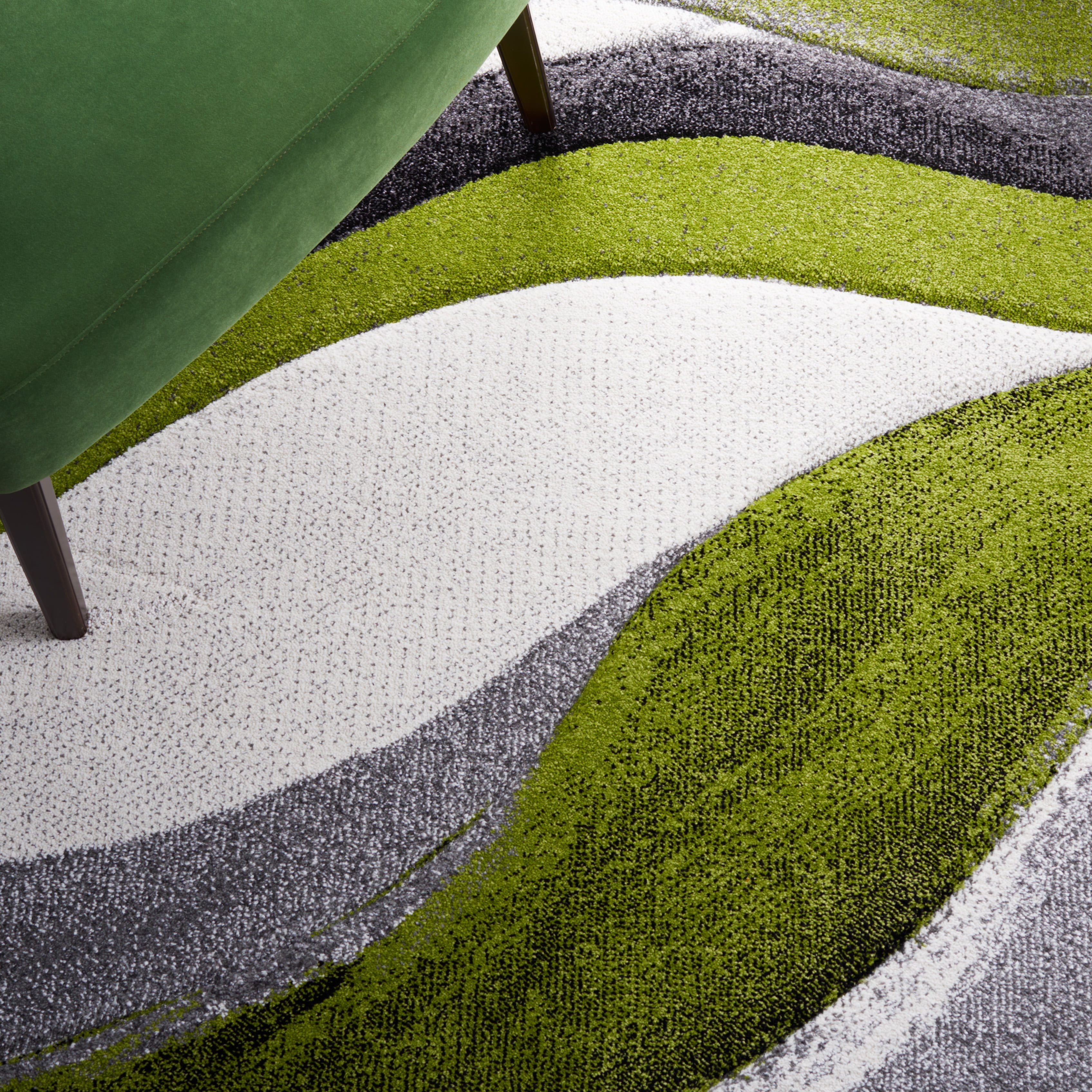 Safavieh Hollywood Dalton Abstract Runner Rug, Gray/Green, 2'3" x 10'